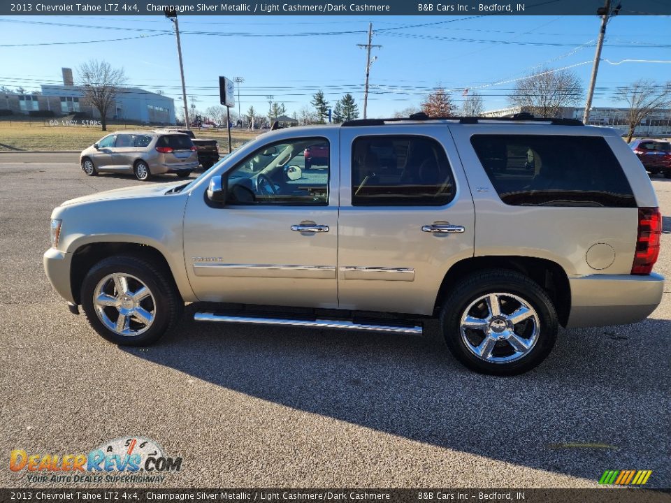 2013 Chevrolet Tahoe LTZ 4x4 Champagne Silver Metallic / Light Cashmere/Dark Cashmere Photo #29