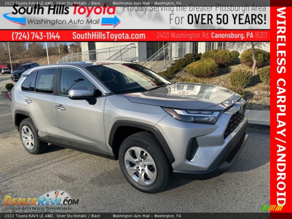 2023 Toyota RAV4 LE AWD Silver Sky Metallic / Black Photo #1