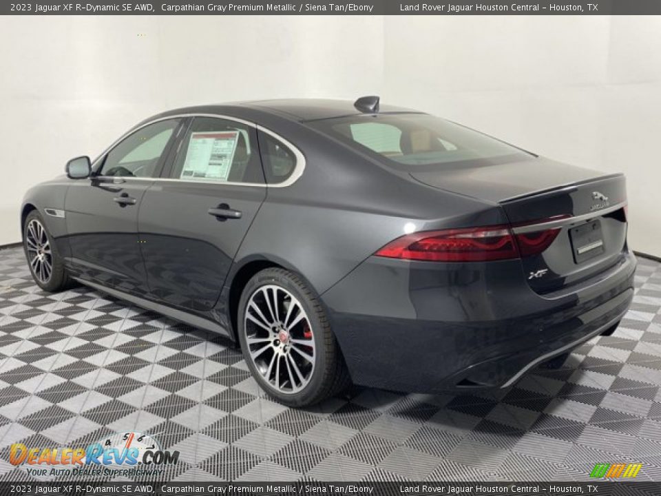 2023 Jaguar XF R-Dynamic SE AWD Carpathian Gray Premium Metallic / Siena Tan/Ebony Photo #10