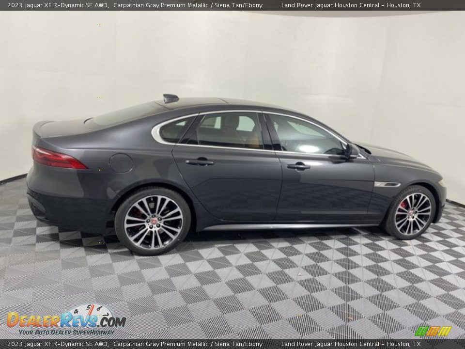 2023 Jaguar XF R-Dynamic SE AWD Carpathian Gray Premium Metallic / Siena Tan/Ebony Photo #11