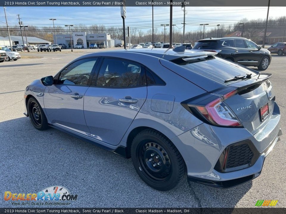 2019 Honda Civic Sport Touring Hatchback Sonic Gray Pearl / Black Photo #2