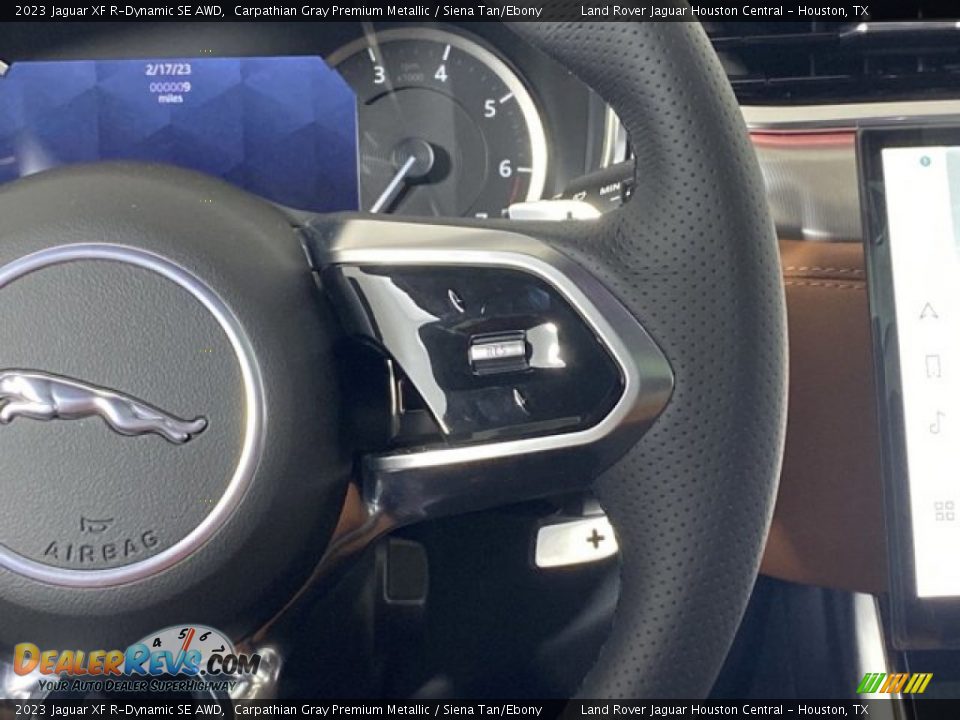 2023 Jaguar XF R-Dynamic SE AWD Steering Wheel Photo #19