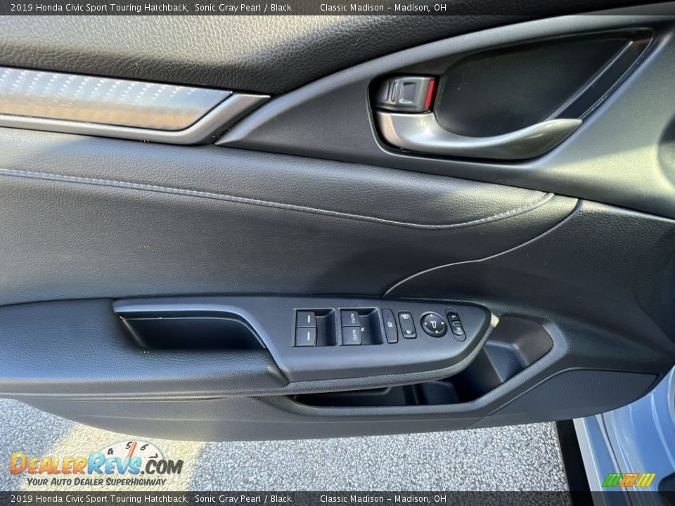 2019 Honda Civic Sport Touring Hatchback Sonic Gray Pearl / Black Photo #7