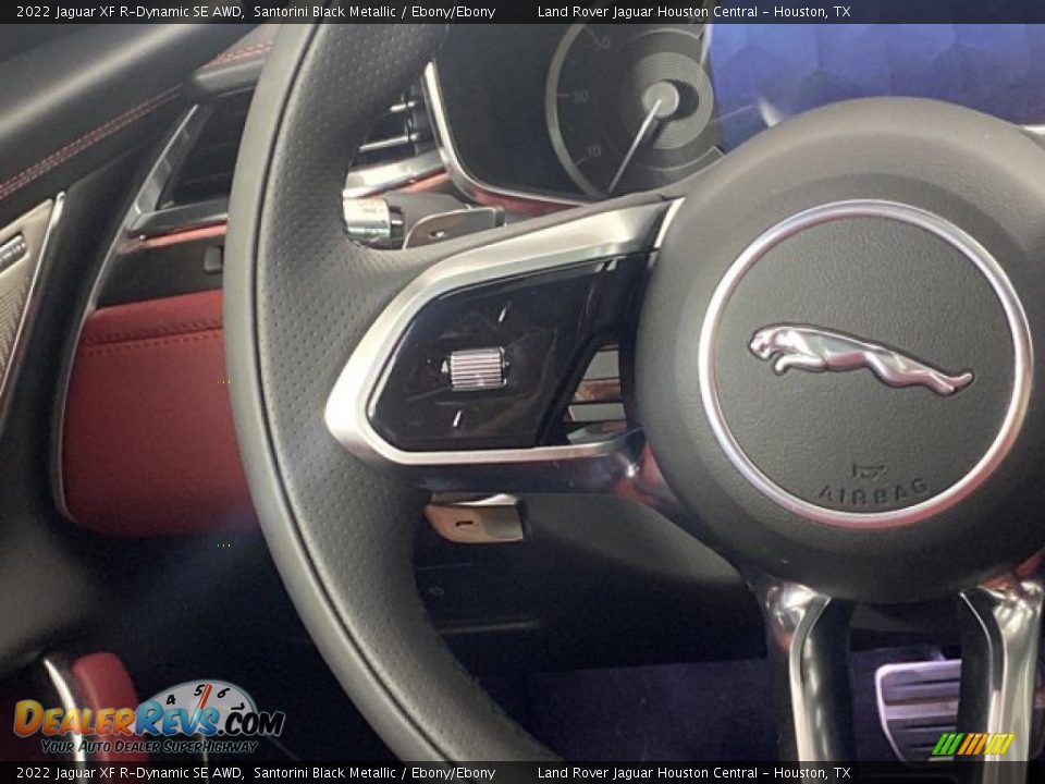 2022 Jaguar XF R-Dynamic SE AWD Steering Wheel Photo #18