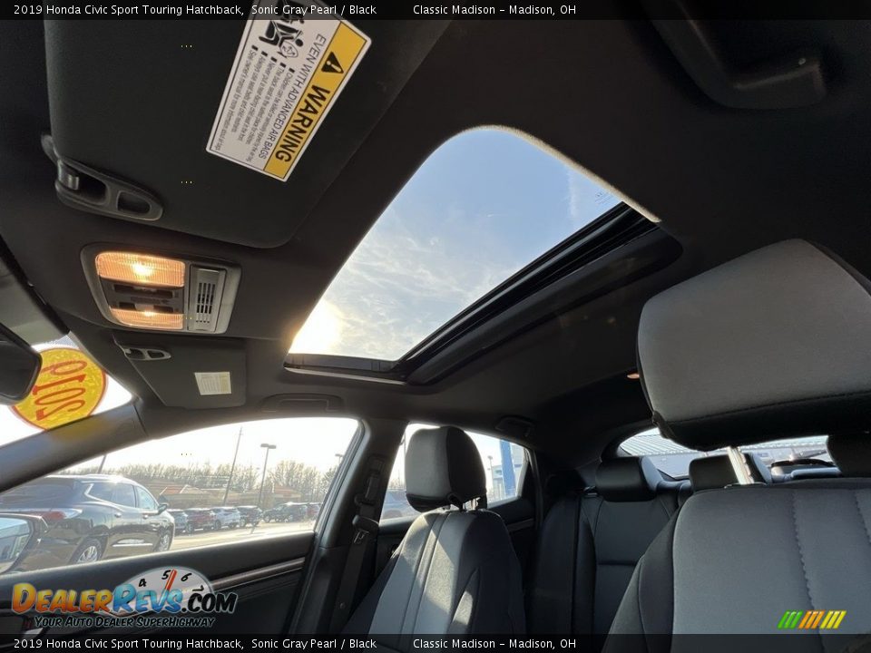 2019 Honda Civic Sport Touring Hatchback Sonic Gray Pearl / Black Photo #15