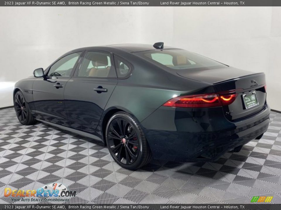 2023 Jaguar XF R-Dynamic SE AWD British Racing Green Metallic / Siena Tan/Ebony Photo #10