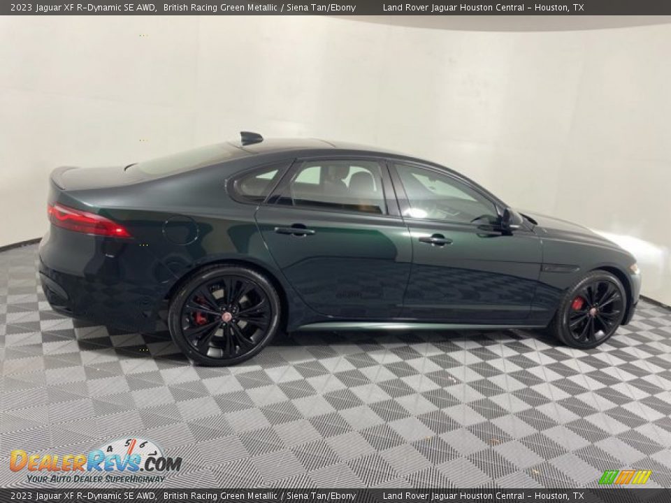 2023 Jaguar XF R-Dynamic SE AWD British Racing Green Metallic / Siena Tan/Ebony Photo #11