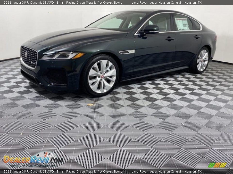 British Racing Green Metallic 2022 Jaguar XF R-Dynamic SE AWD Photo #1