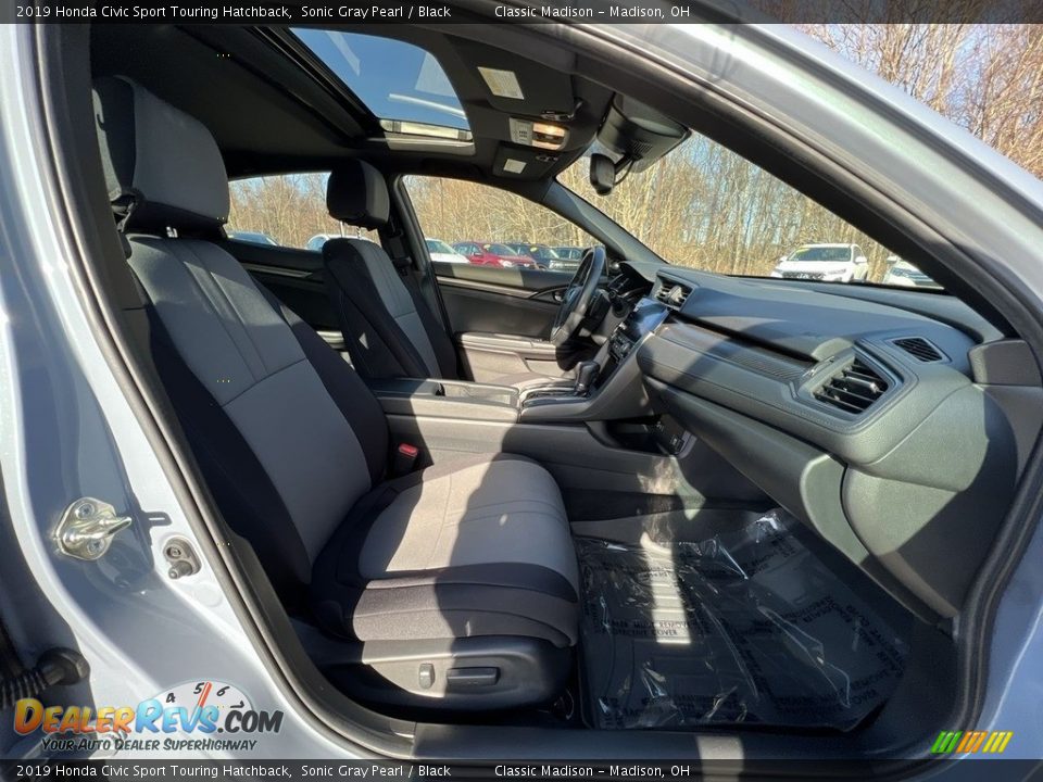 2019 Honda Civic Sport Touring Hatchback Sonic Gray Pearl / Black Photo #18