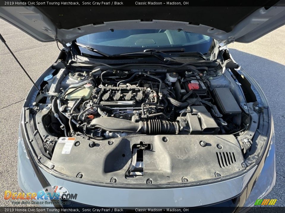 2019 Honda Civic Sport Touring Hatchback Sonic Gray Pearl / Black Photo #19