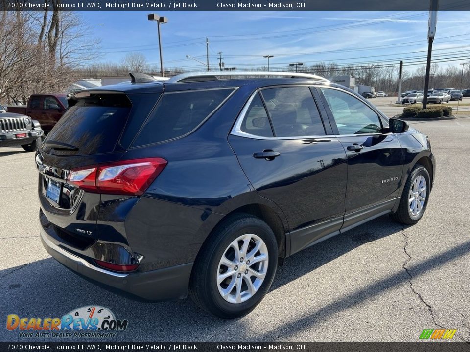 2020 Chevrolet Equinox LT AWD Midnight Blue Metallic / Jet Black Photo #3