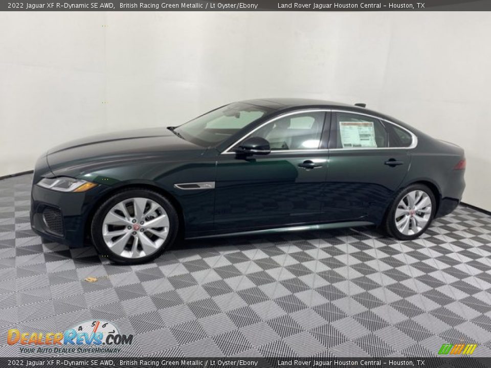 British Racing Green Metallic 2022 Jaguar XF R-Dynamic SE AWD Photo #6