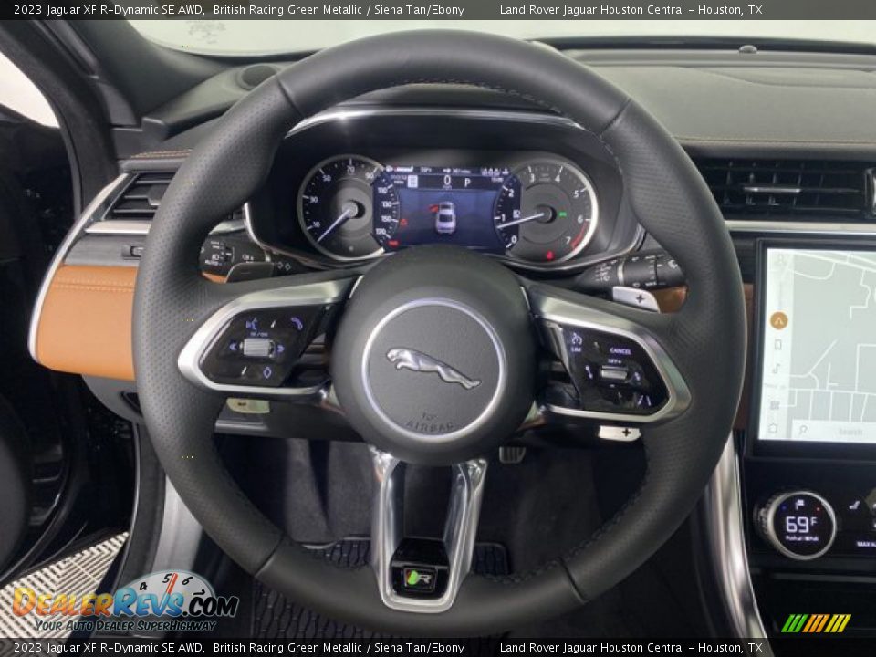 2023 Jaguar XF R-Dynamic SE AWD Steering Wheel Photo #17