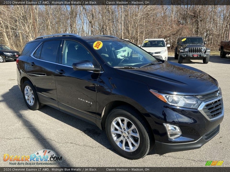 2020 Chevrolet Equinox LT AWD Midnight Blue Metallic / Jet Black Photo #4