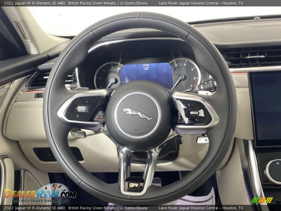 2022 Jaguar XF R-Dynamic SE AWD Steering Wheel Photo #17