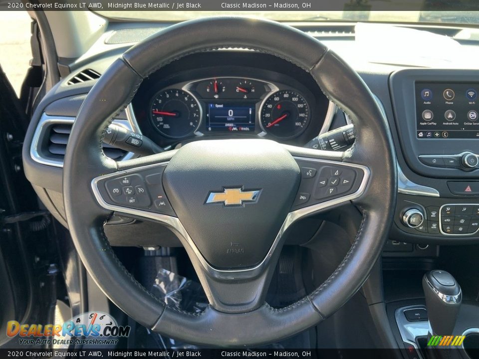 2020 Chevrolet Equinox LT AWD Midnight Blue Metallic / Jet Black Photo #9