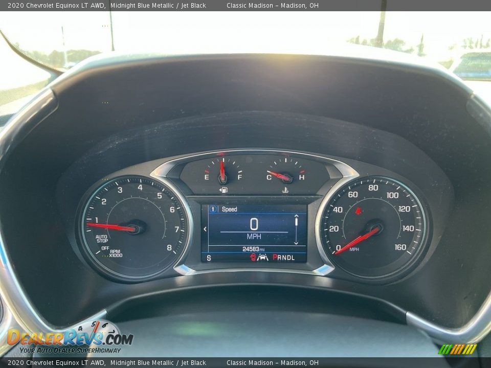 2020 Chevrolet Equinox LT AWD Midnight Blue Metallic / Jet Black Photo #10