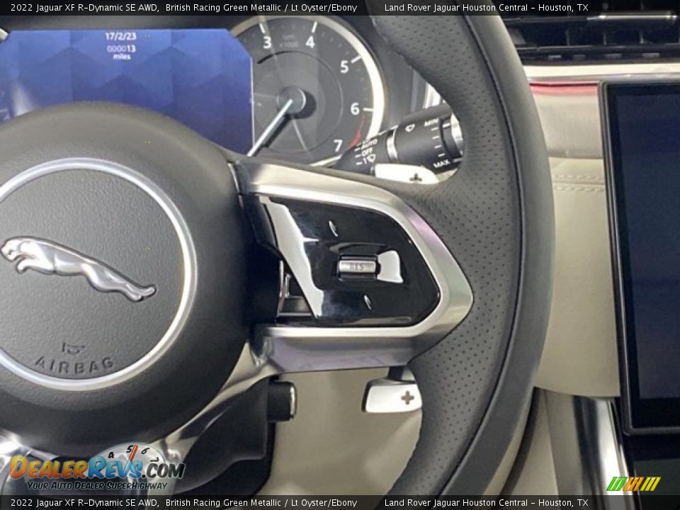 2022 Jaguar XF R-Dynamic SE AWD Steering Wheel Photo #19