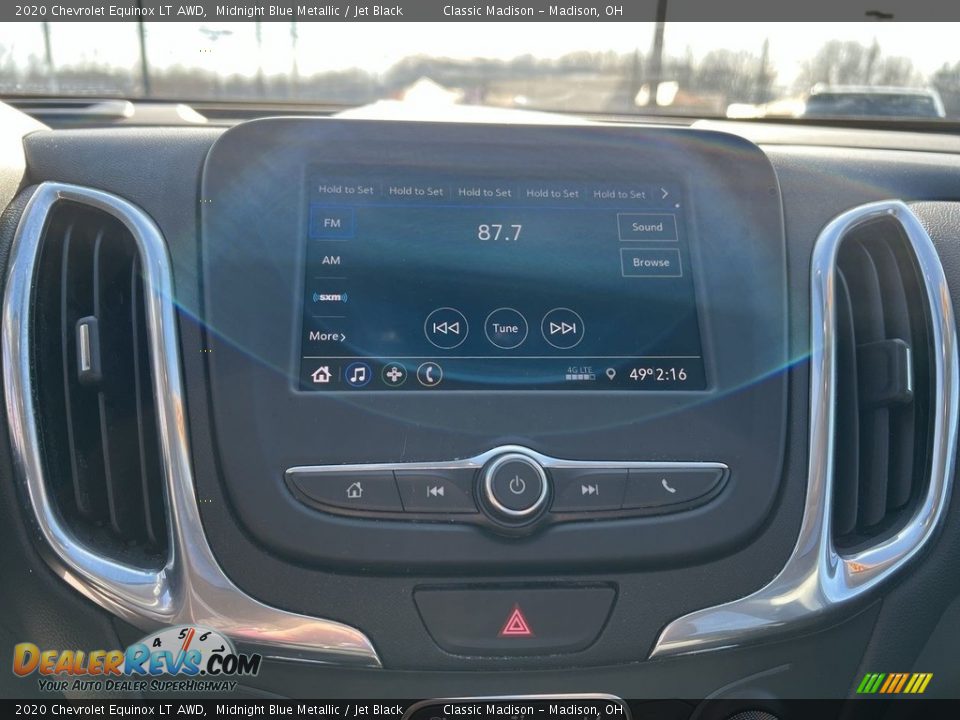 2020 Chevrolet Equinox LT AWD Midnight Blue Metallic / Jet Black Photo #11