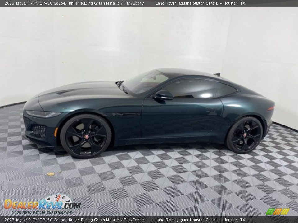 2023 Jaguar F-TYPE P450 Coupe British Racing Green Metallic / Tan/Ebony Photo #5