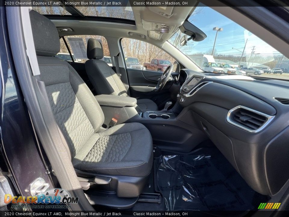 2020 Chevrolet Equinox LT AWD Midnight Blue Metallic / Jet Black Photo #19