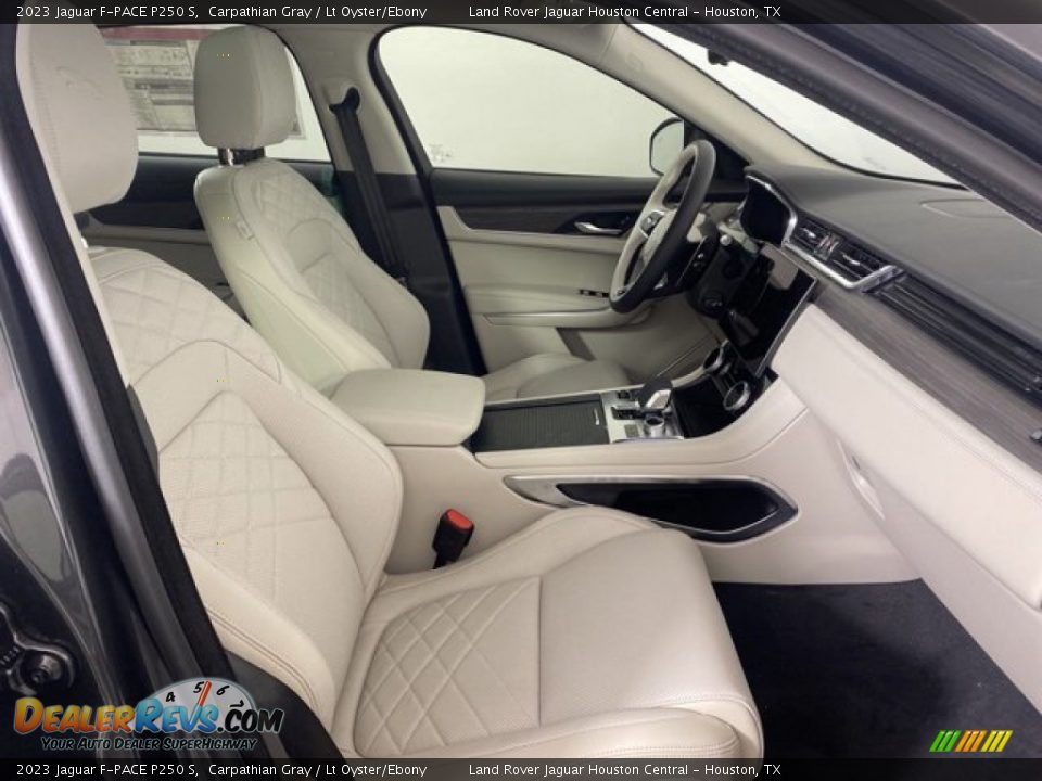 Lt Oyster/Ebony Interior - 2023 Jaguar F-PACE P250 S Photo #3