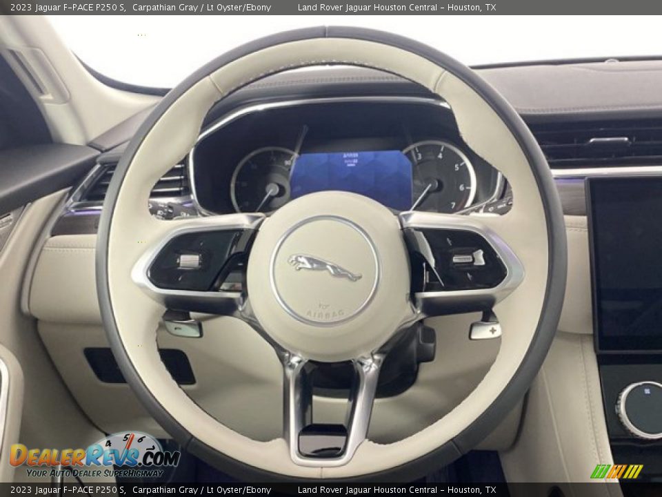 2023 Jaguar F-PACE P250 S Steering Wheel Photo #17