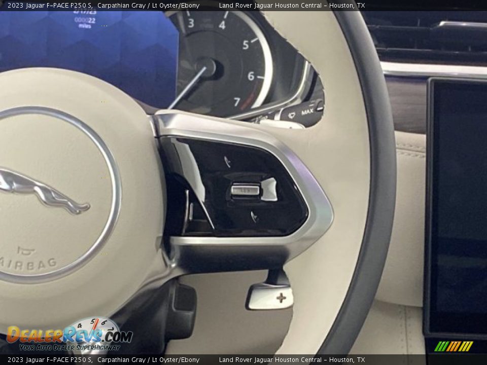 2023 Jaguar F-PACE P250 S Steering Wheel Photo #19