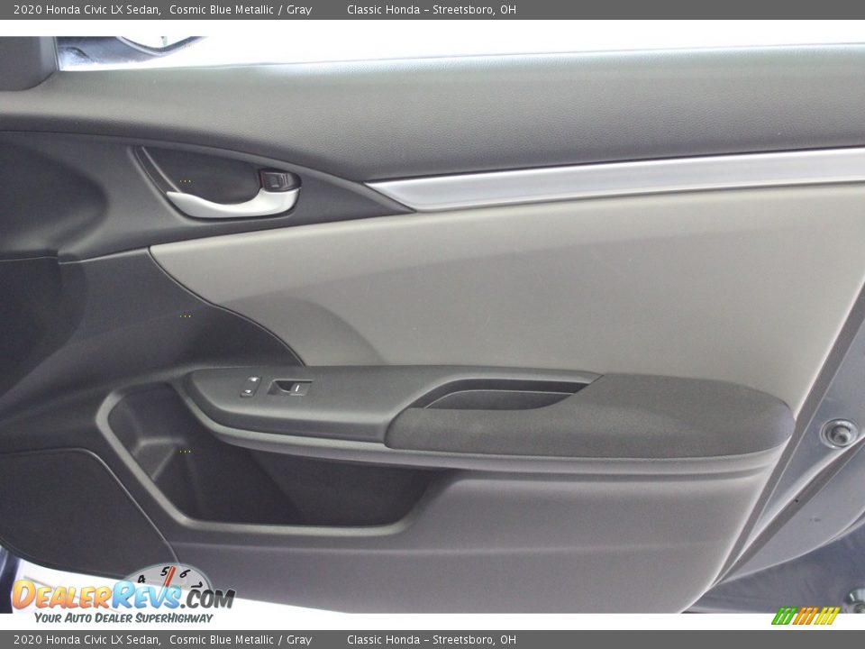 2020 Honda Civic LX Sedan Cosmic Blue Metallic / Gray Photo #32