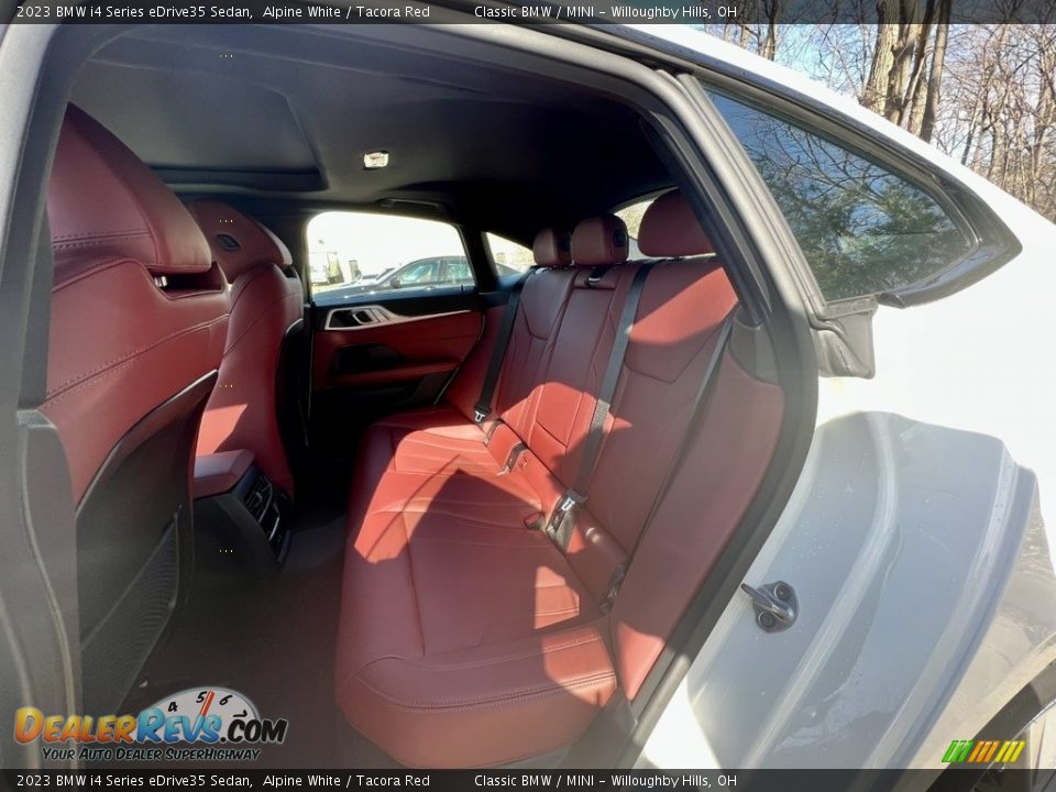 Rear Seat of 2023 BMW i4 Series eDrive35 Sedan Photo #7