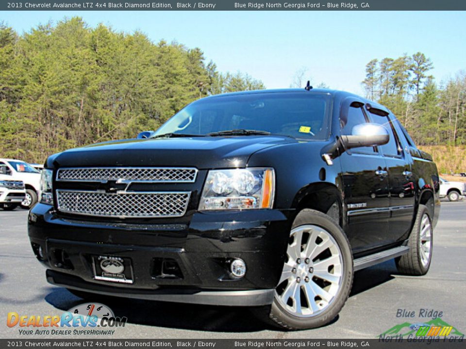 2013 Chevrolet Avalanche LTZ 4x4 Black Diamond Edition Black / Ebony Photo #1