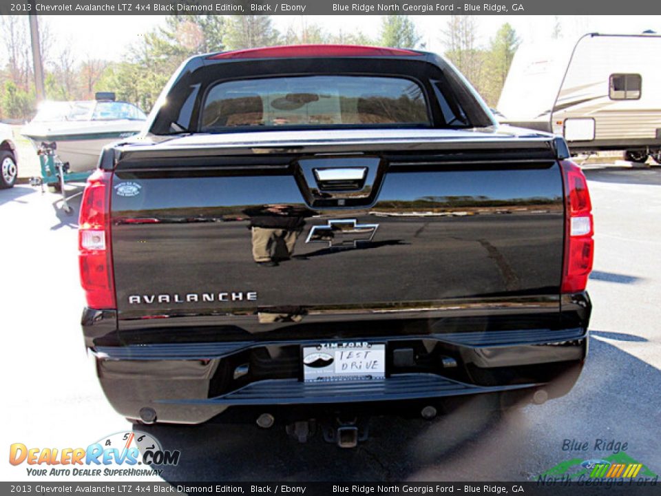 2013 Chevrolet Avalanche LTZ 4x4 Black Diamond Edition Black / Ebony Photo #4