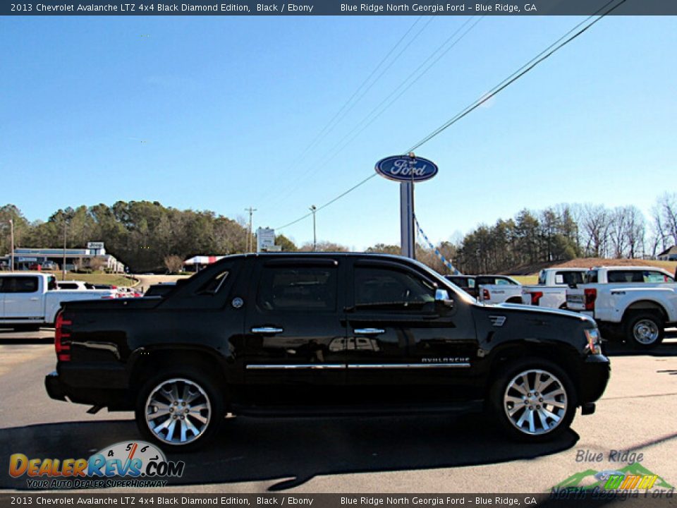 2013 Chevrolet Avalanche LTZ 4x4 Black Diamond Edition Black / Ebony Photo #6