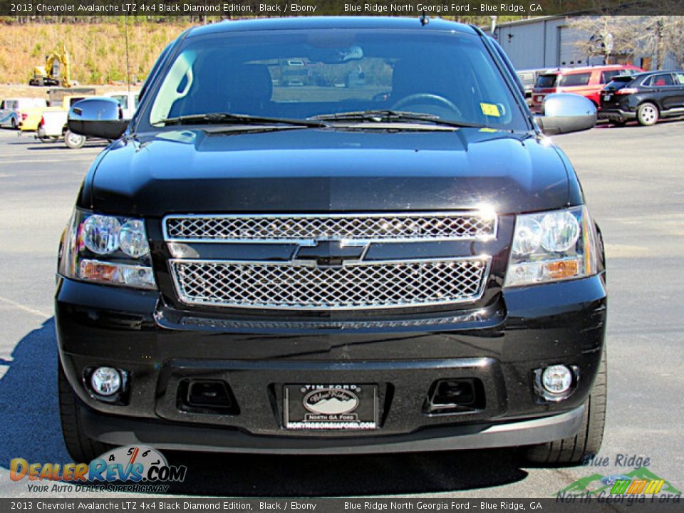 2013 Chevrolet Avalanche LTZ 4x4 Black Diamond Edition Black / Ebony Photo #8