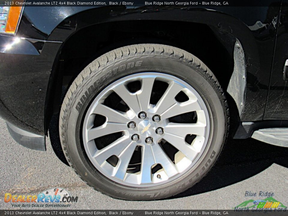 2013 Chevrolet Avalanche LTZ 4x4 Black Diamond Edition Black / Ebony Photo #9