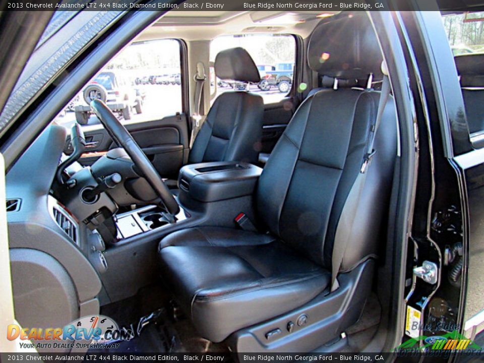 2013 Chevrolet Avalanche LTZ 4x4 Black Diamond Edition Black / Ebony Photo #11