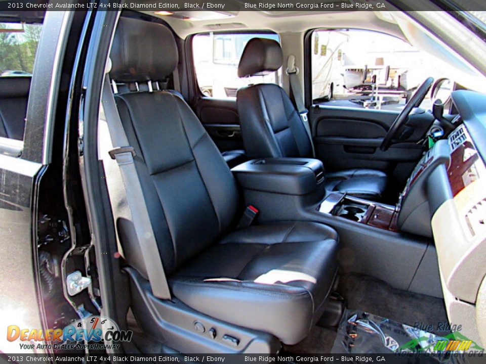 2013 Chevrolet Avalanche LTZ 4x4 Black Diamond Edition Black / Ebony Photo #12