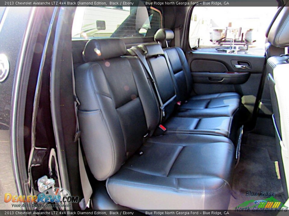 2013 Chevrolet Avalanche LTZ 4x4 Black Diamond Edition Black / Ebony Photo #13