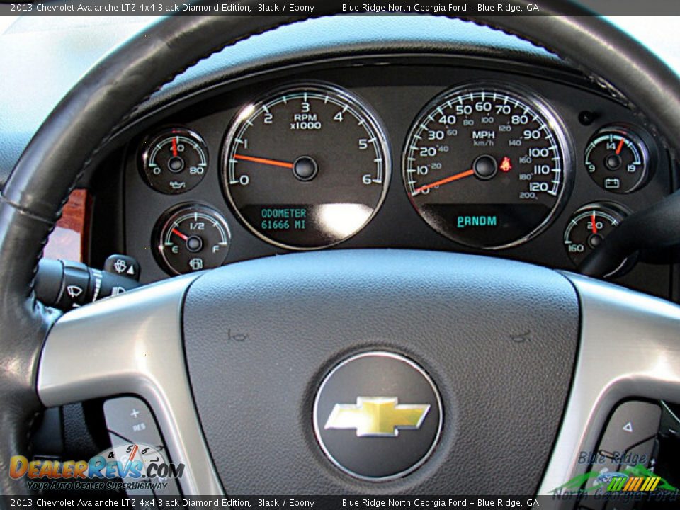 2013 Chevrolet Avalanche LTZ 4x4 Black Diamond Edition Black / Ebony Photo #18