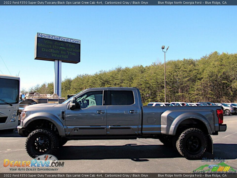 Carbonized Gray 2022 Ford F350 Super Duty Tuscany Black Ops Lariat Crew Cab 4x4 Photo #2