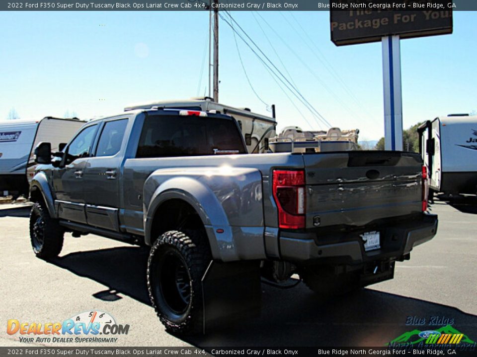 2022 Ford F350 Super Duty Tuscany Black Ops Lariat Crew Cab 4x4 Carbonized Gray / Black Onyx Photo #3