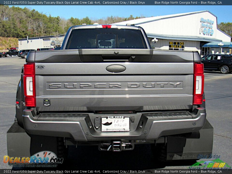 2022 Ford F350 Super Duty Tuscany Black Ops Lariat Crew Cab 4x4 Carbonized Gray / Black Onyx Photo #5