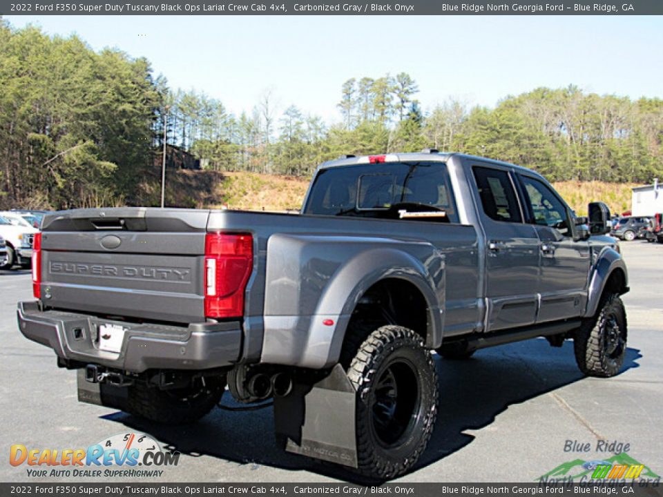 2022 Ford F350 Super Duty Tuscany Black Ops Lariat Crew Cab 4x4 Carbonized Gray / Black Onyx Photo #6