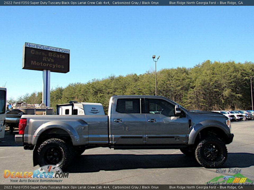 2022 Ford F350 Super Duty Tuscany Black Ops Lariat Crew Cab 4x4 Carbonized Gray / Black Onyx Photo #7