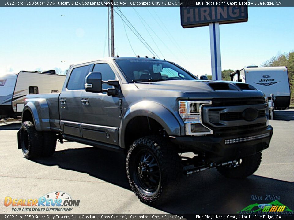Carbonized Gray 2022 Ford F350 Super Duty Tuscany Black Ops Lariat Crew Cab 4x4 Photo #8