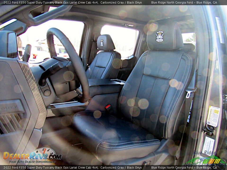 2022 Ford F350 Super Duty Tuscany Black Ops Lariat Crew Cab 4x4 Carbonized Gray / Black Onyx Photo #10