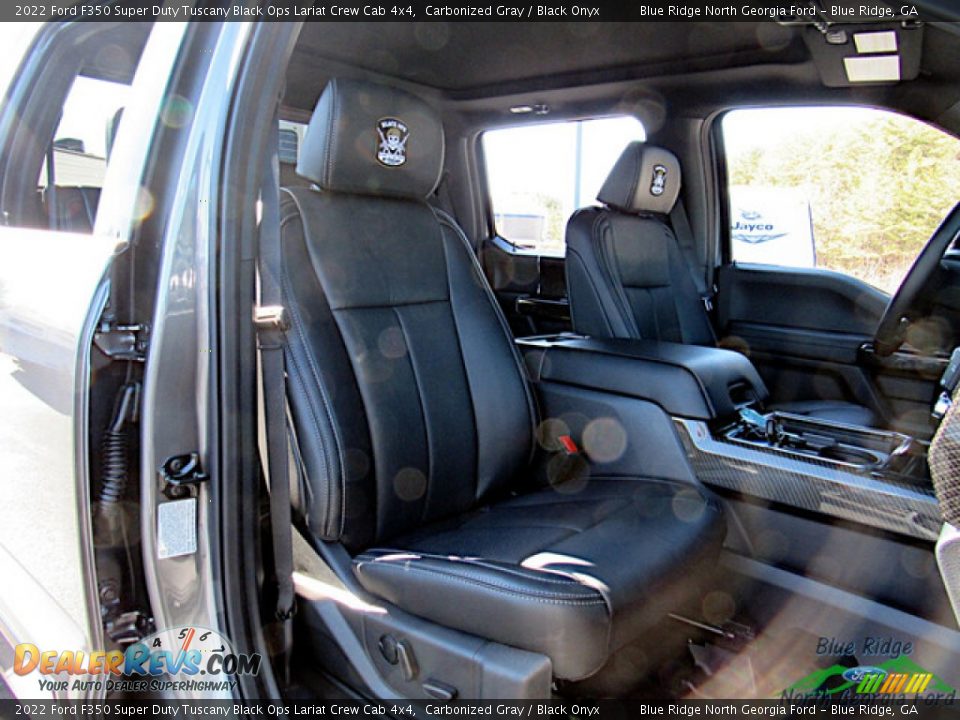 Black Onyx Interior - 2022 Ford F350 Super Duty Tuscany Black Ops Lariat Crew Cab 4x4 Photo #11