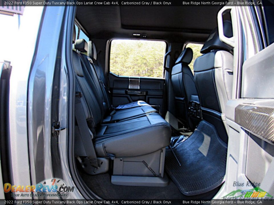 2022 Ford F350 Super Duty Tuscany Black Ops Lariat Crew Cab 4x4 Carbonized Gray / Black Onyx Photo #12