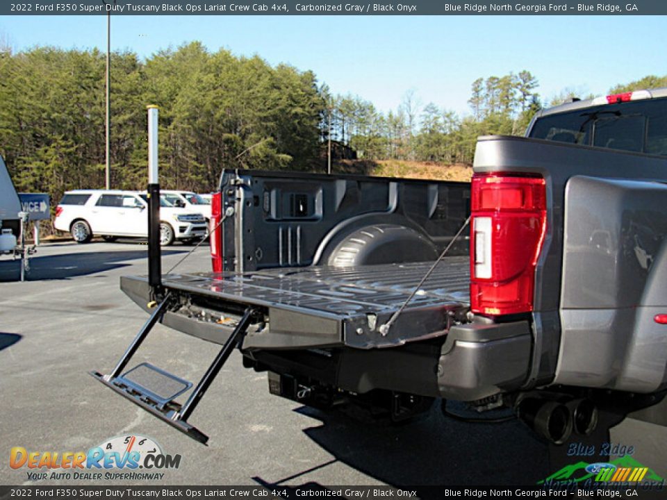 2022 Ford F350 Super Duty Tuscany Black Ops Lariat Crew Cab 4x4 Carbonized Gray / Black Onyx Photo #13