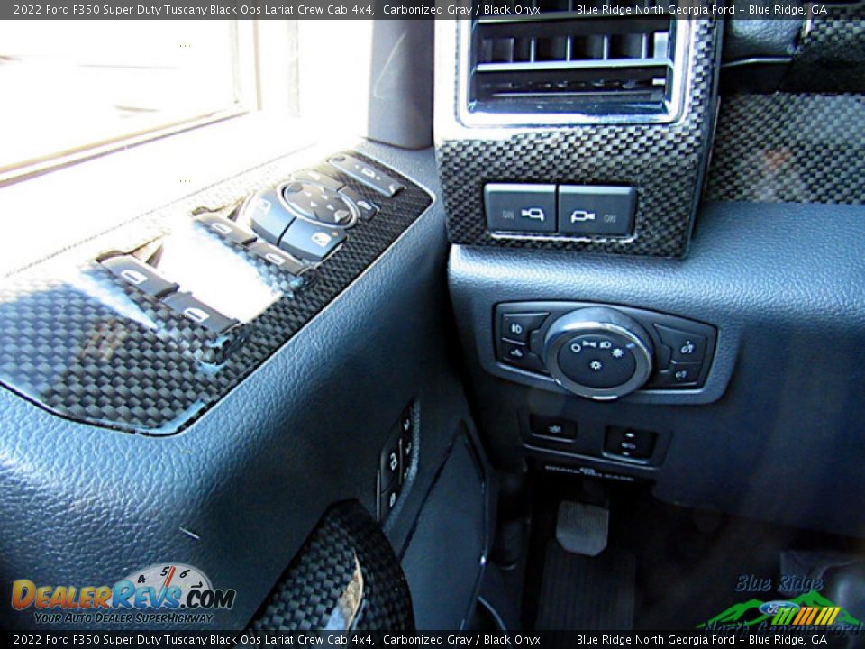 2022 Ford F350 Super Duty Tuscany Black Ops Lariat Crew Cab 4x4 Carbonized Gray / Black Onyx Photo #21